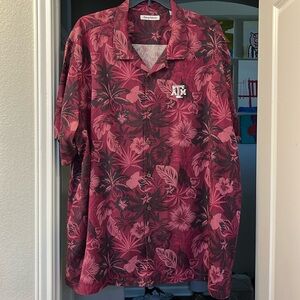 Tommy bahama button down A&M University